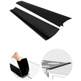 Stove Gap Covers (2 Pack), Heat Resistant and Dishwasher Safe Silicone Stove Counter Gap Cover, Reusable Range Opening Filler for Range and Counter Used for Spills in Kitchen, Cooker Side Guards