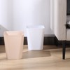 Amyhill 10 Pcs Square Plastic Trash Can Wastebasket Small Garbage