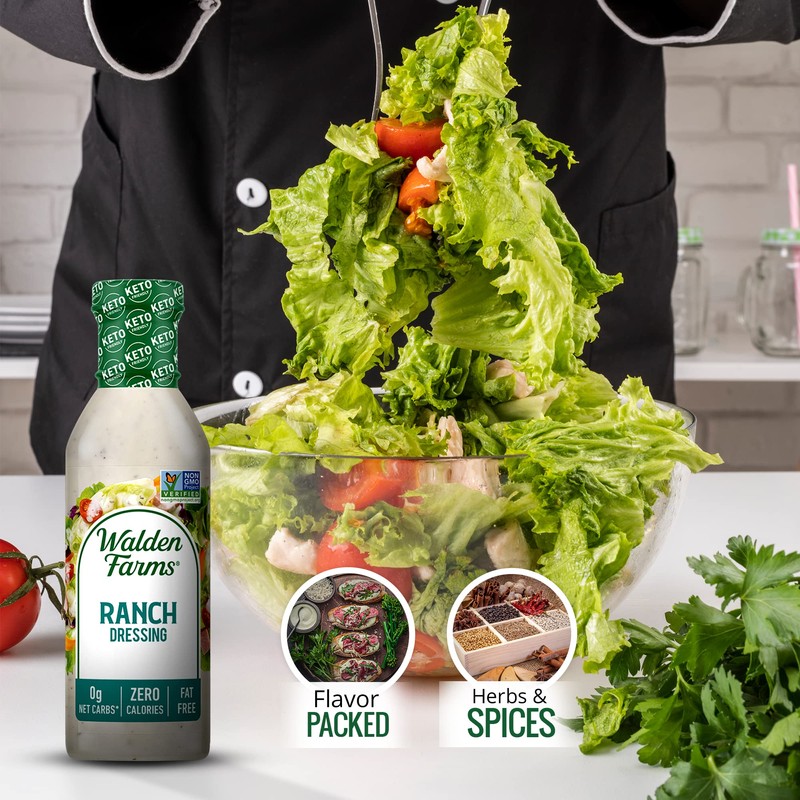 Walden Farms Salad Dressings (12 Fl Oz (Pack of 1),