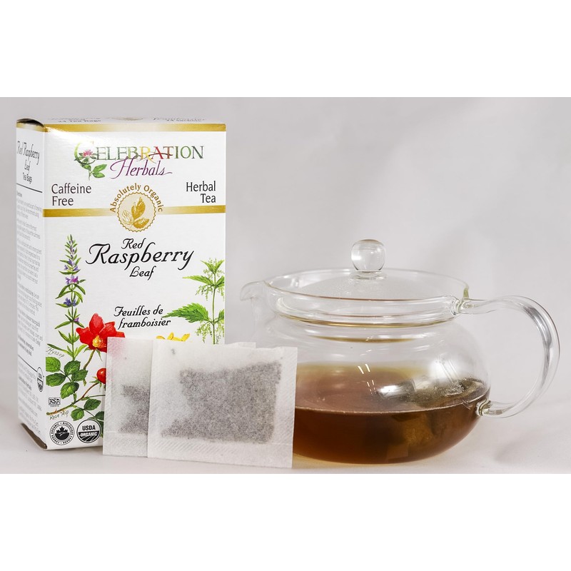 Celebration HERBALS Red Raspberry Leaf Tea Organic 24 Bag, 0.02