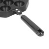 12 Cavities Aluminum Takoyaki Pan Maker Octopus Balls Egg Puffs