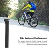 Carbon Fiber Bike Seatpost Replacement Straight Bike Saddle Post Adjustable
