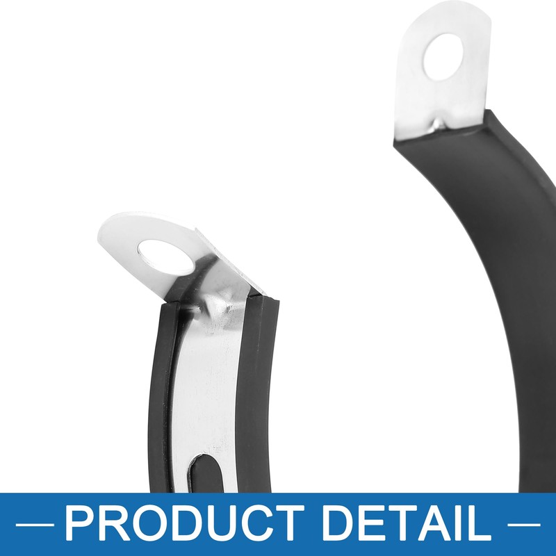 A ABSOPRO Motorcycle Exhaust Down Pipe Clamp Bracket Fastener 100mm/3.94"