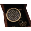Be Strong And Courageous, Joshua 1:9, Solid Brass Directional Engraved