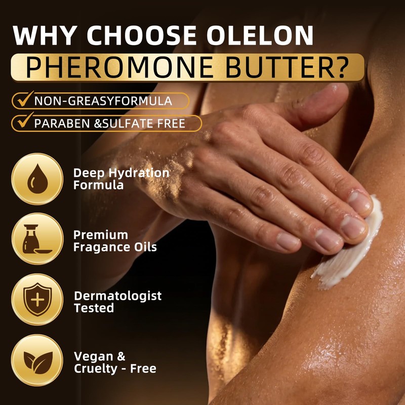 Pheromone Plus Body Butter for Men, Intense Edition Cologned Body
