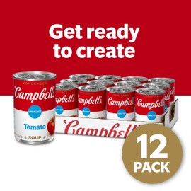 Campbell's Condensed Unsalted Tomato Soup, 10.75 oz Can (12 Pack)