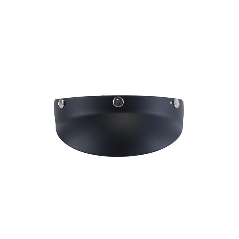 Removable Helmet Visor, Universal Black Visor with 3 Snaps, Open