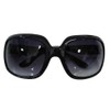 [8] Big Frame Sunglasses Oval Shape, Black