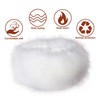 Dikoaina Womens Faux Fur Headband Winter Earwarmer Earmuff Ski (White)