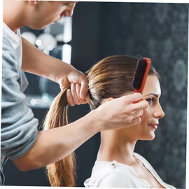 STOBAZA Face Shaving Brush with Bristle Hair for Beard Care Natural Handle Lightweight Detangling Comb for All Hair Types Grooming Tool for Men