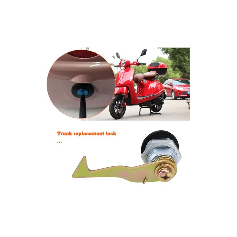 OTOTEC 1 x Motorcycle Replacement Lock Top Case Lock Suitcase