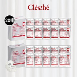 Saint Fran (현대홈쇼핑)끌레스떼 콜라겐 마스크 20장 (CJ Home Shopping) Cleste Collagen Mask 20 Sheets