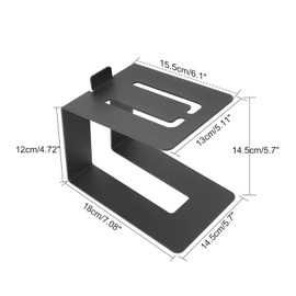 aleawol 2 Pcs Desktop Speaker Stands, Metal Speaker Riser Stand Bookshelf Speaker Desk Stand Monitor Audio Speaker Stands Sturdy And Durable for Small Medium Bookshelf Computer Speakers