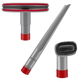 Crevice Tool and Dust Brush Upholstery Tool Compatible with Shark Navigator Lift-Away Vacuum Cleaner Models NV500, NV501, NV502, NV560, Compare to Part No.X11FC500 Gray