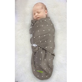 Swaddle Blanket, Adjustable Infant Baby Wrap, Soft Cotton in Ultra Grey - Swaddles 0-3 Months, Blankets for Boy, Boy Swaddle, Blanket