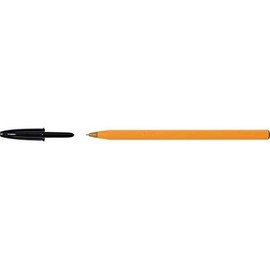 BIC 1199110114 - Bic Orange Ball Pen Fine Black 1199110114 - (PK20)