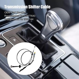WMPHE Automatic Transmission Gear Shifter Cable Replacement for 12477640 Compatible with 1999-2007 Chevy Silverado GMC Sierra 1500 2500 3500 Classic