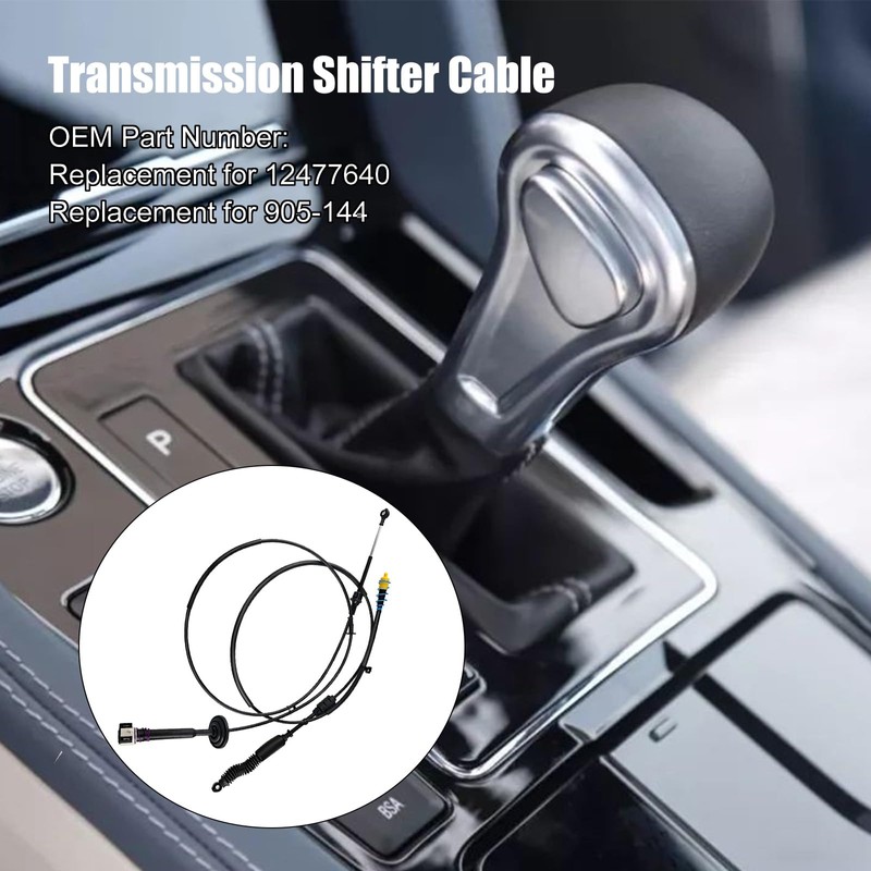 WMPHE Automatic Transmission Gear Shifter Cable Replacement for 12477640 Compatible