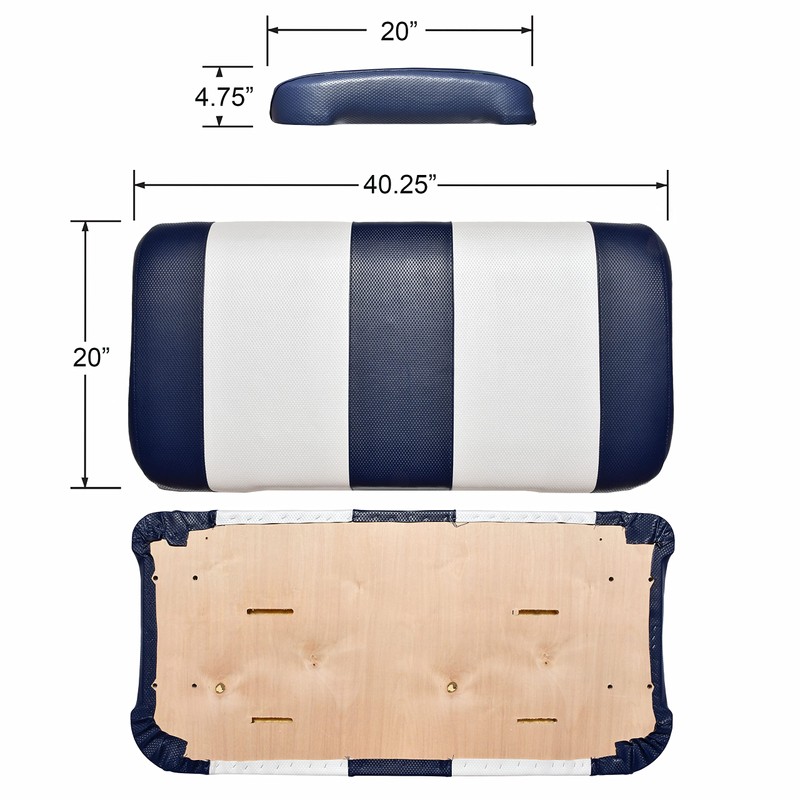 EZGO TXT Replacement Golf Cart Seat Cover Staple On Installation