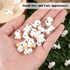 Prasacco 50 Pack Mini Cow Figurines Tiny Resin Animals Cute