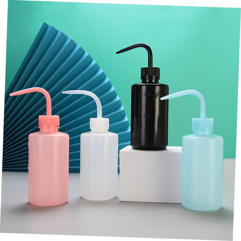 BIUDECO Elastic Plastic Squeeze Bottles for Liquids 250ml Rinse Bottle