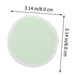 NOLITOY Bamboo Fiber Makeup Remover Pads Set 7 Pcs Reusable Soft for Daily Skincare Pink/Blue/Green