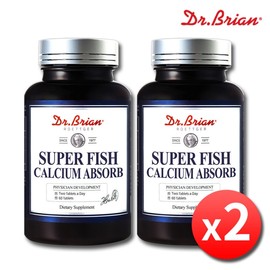 Dr. Brian Super Fish Fish Bone Calcium Absorb 2 Bottles (2-Month Supply) Polygamma-glutamic acid Vitamin D Vitamin K Manganese Bone calcium supplement / 닥터브라이언 슈퍼 피쉬 어골칼슘 앱솔브 2병 2개월분 폴리감마글루탐산 비타민D 비타민K 망간 뼈 칼슘제