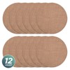 Rustic Burlap Round Placemats - 12" Diameter Burlap Circle Rustic