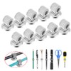 Pen Holder Magnetic Pack of 10 Stainless Steel Magnetic Pen