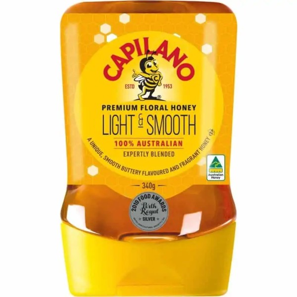 Capilano Light & Smooth Honey Upside Down 340g
