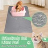 Apatal Cat Litter Mat 28" x 20" Waterproof Rubber Litter
