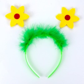 Kistreao Sunflower Headband Sunflower Hair Band Flower Hair Accessories for Girls Women Party Gift