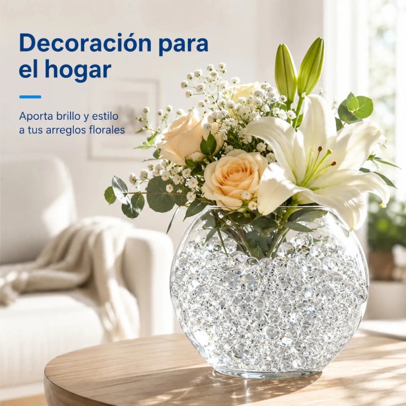 Bolitas De Gel Hidrogel Súper Absorbentes Planta Sin Tierra