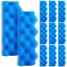 Maxcheck 10 Pack Compatible with 306/307 Blue Bio Sponge Value, Replacement Filter Media Sponge Pads for Aquarium