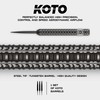 KOTO - Black Crown 90% Darts 30 Gram, Black &