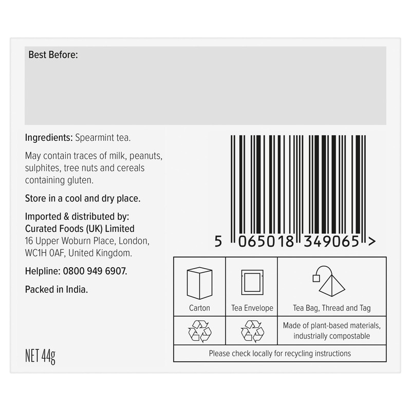 96° Mint Tea – Pack of 3 × 20 Pyramid