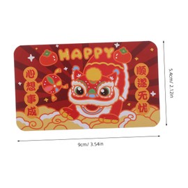 Kisangel 30pcs Lunar Year Scratch Off Cards Fun Prize Game for Family Interaction Celebratory Cartoon Design for Engaging Year Celebrations Present