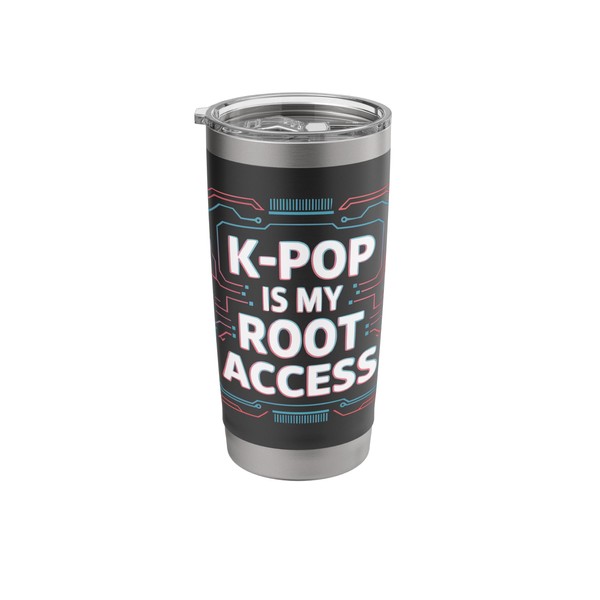 K-Pop Korean Pop Hacker Hacking SteMi Apparel Stainless Steel Insulated