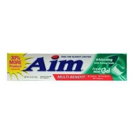 DDI - Aim Whitening Mint Gel Toothpaste w/Baking Soda (Cases of 24 items)