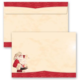 Envelopes Santa Claus 10 DIN C6 (162 x 114 mm) Paper-Media