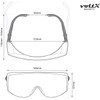 voltX 'OVERSPECS' Large Size, Industrial Safety Over Glasses - UKCA