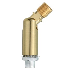 MECCANIXITY Sloped Ceiling Adapter, 180 Degree 46x15mm M10 Fine Thread Sloped Ceiling Light Fixture Adapter Kit for Ceiling Pendant Light Chandelier Track Suspend(Red Brown)