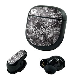 MightySkins Glossy Glitter Skin Compatible with Bose QuietComfort Earbuds II (2022) - Angry Koi | Protective, Durable High-Gloss Glitter Finish | Easy to Apply and Change Styles | Made in The USA