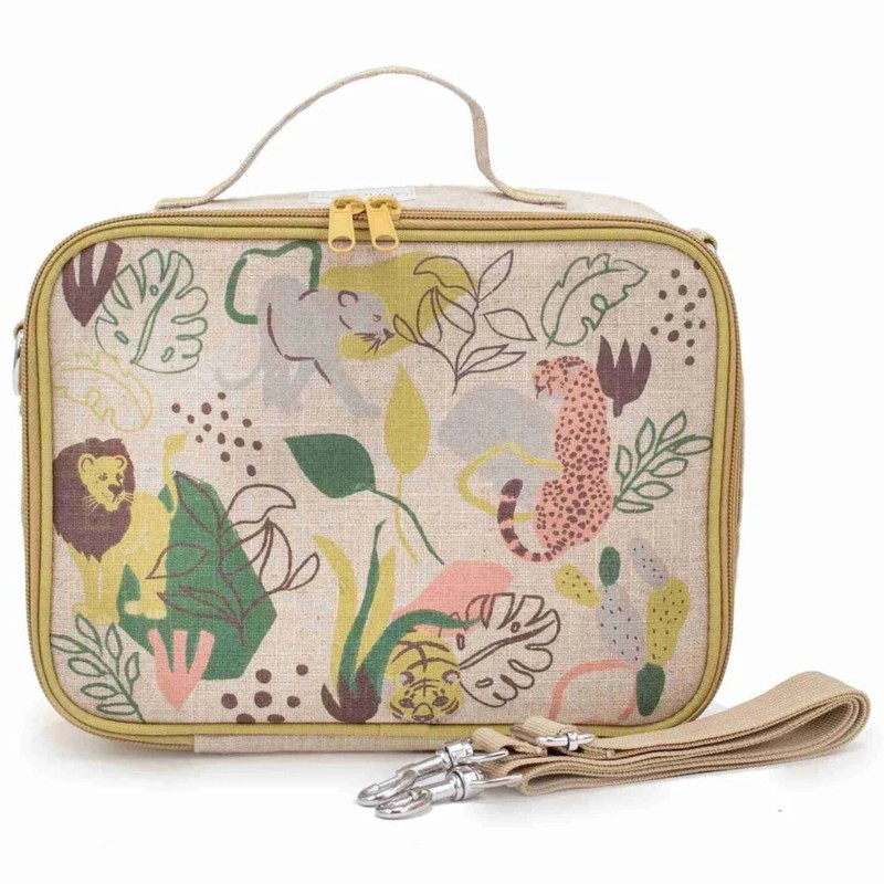 SoYoung Insulated Lunch Box - Toxin Free Lining, Washable Linen