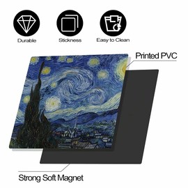 Starry Night Decorative Magnet - Front Dishwasher Door Cover, Panel Decals for Kitchen