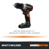 Worx Nitro 20V Cordless 1/2" Drill Driver With Brushless Motor,