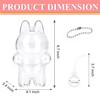 LXVPKH 2PCS Protective Case for 17cm Standing Plush Doll -