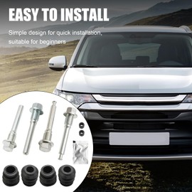 JUUDDENPARTS 113-1463X 2 Front Caliper Slider Pin Kit, Replacement for Mitsubishi L 200 2.5 TD 4WD 1996-2007, Replacement for Mitsubishi Outlander II 2.0 DI-D 2006-2012