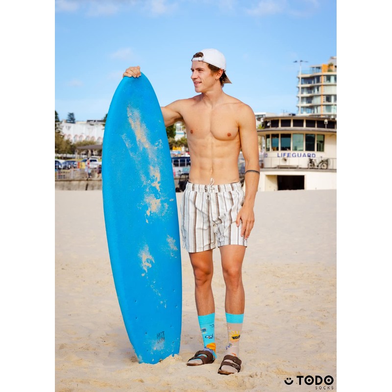 Todo Colours Funny Socks with Motif, Multicoloured, Colourful, Crazy for