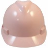 MSA V-Gard Cap Style Hard Hat - Light Pink -